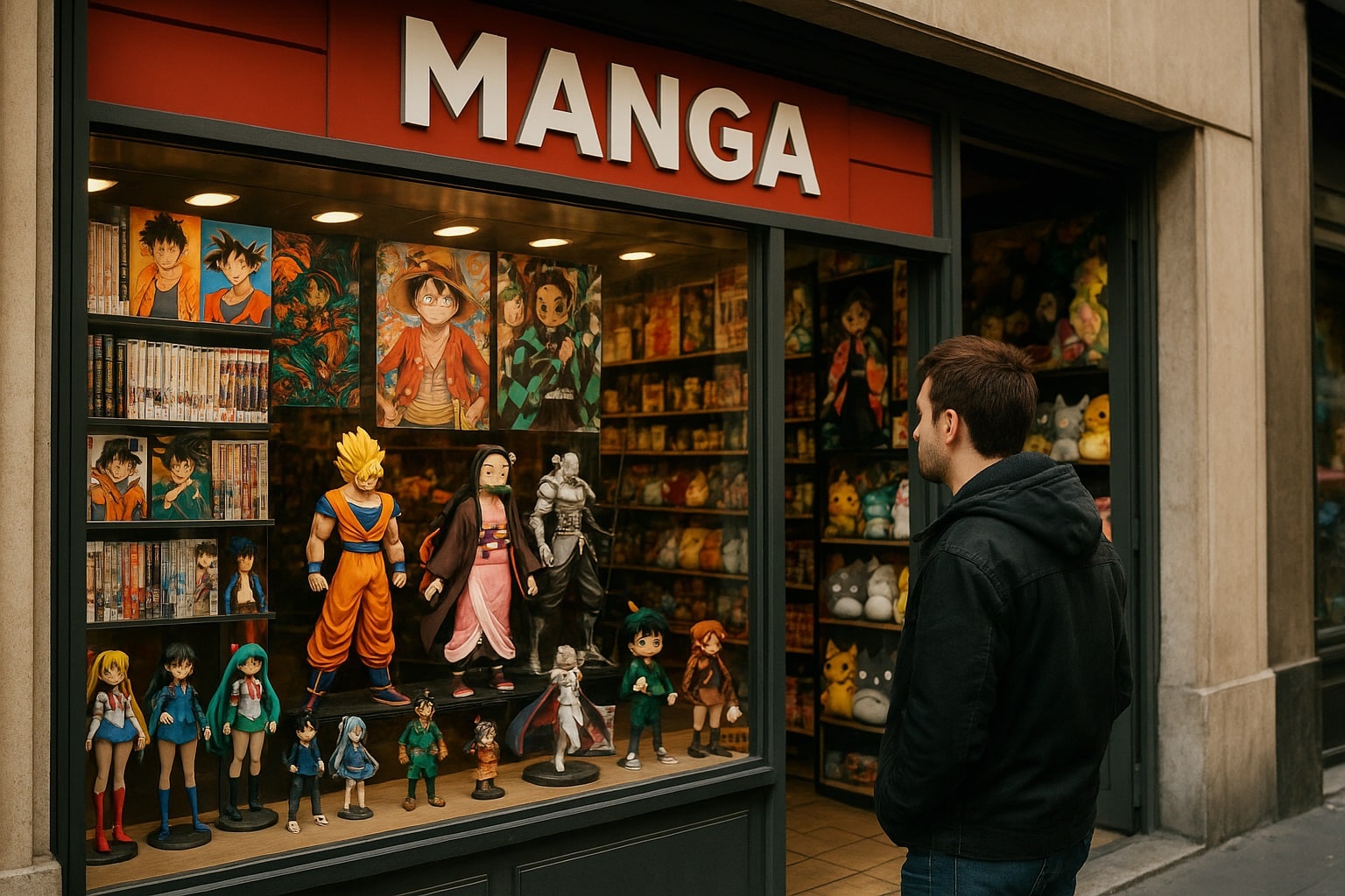 Que trouve-t-on dans une boutique manga ?